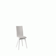 Itamoby Chaise Trudy Pieds Blancs Coussin Blanc 01 - blanc VEXSEDIATRUDY-BF-01