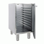 Meuble plaques pâtissières avec glissières 400 x 600 mm - 1 ou 2 portes en inox AISI 304L Meuble plaques pâtissières avec glissières 400 x 600 mm - 1 ou 2 portes en inox AISI 304L