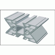Profilé en alliage d'aluminium anodisé dur sys1-m Profilé en alliage d'aluminium anodisé dur sys1-m