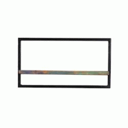 SIT Möbel Étagère murale | 1 étagère | Bois de récupération recyclé, coloré | Structure en métal noir | L 65 x P 25 x H 35 cm - multicolore SIT Möbel Étagère murale | 1 étagère | Bois de récupération recyclé, coloré | Structure en métal noir | L 65 x P 25 x H 35 cm - multicolore
