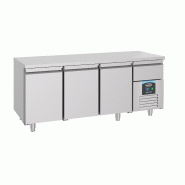 Table réfrigérée 3 portes avec tiroir réfrigérée profondeur 700 pro... - P7489.5165