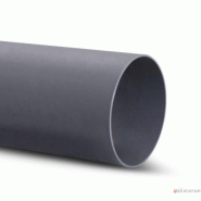 Tube PVC ventilation lisse - roule gris - diamètre 0900 mm - épaisseur 08.0 mm