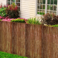 Vidaxl clôture de saule 300x100 cm 141610