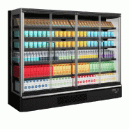 Vitrine réfrigérée pour supermarché Galaxy+ GP26FGD Black L2580mm 43818 TEFCOLD