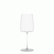 Zafferano Verre À Vin Ultralight Pour Vins Blancs Et Rouges Jeunes, Design Carré En Verre Sonore Supérieur, Capacité 61 Cl, Lot De 2 Pièces. - tr