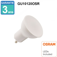 Ampoule gu10 6w led osram chip - 120° - réf gu7503c1