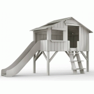 Cabane de jeu simple & toboggan - 179 x 338 x h 205cm / 173,45 kg