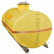 Cuve PFV ovale 10 000 litres avec trou d'homme - Pour eau, engrais, émulseurs incendie - CEMO - 3083S Cuve PFV ovale 10 000 litres avec trou d'homme - Pour eau, engrais, émulseurs incendie - CEMO - 3083S