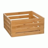FIVE Boite de Rangement carrée en Bambou 31 x 31 cm - beige 3560237559216 FIVE Boite de Rangement carrée en Bambou 31 x 31 cm - beige 3560237559216
