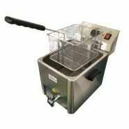 Friteuse Electrique Professionnelle Avec Robinet de Vidange 1 Paniers 8L - inox GDEF12T Friteuse Electrique Professionnelle Avec Robinet de Vidange 1 Paniers 8L - inox GDEF12T