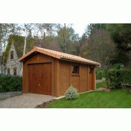 Garage en béton aspect bois - abridis