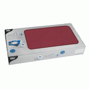 Starpak 20 nappes de milieu, aspect tissu, intissé soft selection plus 80 cm x 80 cm bordeaux - rouge textile 84921 Starpak 20 nappes de milieu, aspect tissu, intissé soft selection plus 80 cm x 80 cm bordeaux - rouge textile 84921