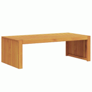 VidaXL Table d'appoint Huile Naturelle 110 x 55 x 35 cm Modèle Orion Office Classique - 4108121