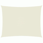 VidaXL Voile de parasol tissu oxford rectangulaire 2,5x4 m crème Modèle Patio Sirocco - beige 135207