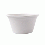 360ml Bols à canne à sucre Ø 13.5 cm Couleur naturelle 125un - Bagasse 6621386