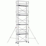 Échafaudage roulant aluminium DOCKER 85 version garde-corps EXMDS - Hauteur de travail : 9,90 m - DUARIB - 7125082 Échafaudage roulant aluminium DOCKER 85 version garde-corps EXMDS - Hauteur de travail : 9,90 m - DUARIB - 7125082