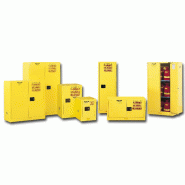 Armoire de sécurité FM pour inflammables - portes automatiques, en acier double paroi