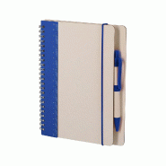 Bloc-notes et stylo bleu - 8435408323499