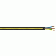 Câble électrique 3 g 2.5 mm² u1000r2v l.50 m, noir Câble électrique 3 g 2.5 mm² u1000r2v l.50 m, noir