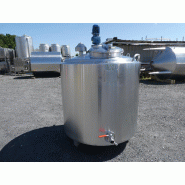 Cuve ETA 1000 L - CUV452 - Inox 304 L - Agitation Tri-pâle et Pendulaire Cuve ETA 1000 L - CUV452 - Inox 304 L - Agitation Tri-pâle et Pendulaire