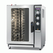 Four mixte à injection directe 10xGN1/1 commandes électromécaniques XT SIMPLY 12 kW Inoxtrend Furnotel