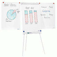 Franken Paperboard ECO Standard, 68 x 105 cm, sur trépied - gris multi-matériau 783879