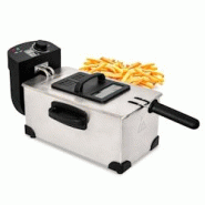 Friteuse Dolce Casa DC-FR-3L-INOX Capacité de 3L, 2000W, Thermostat Réglable (120-190°C), Facile à Nettoyer - 3666630006668 Friteuse Dolce Casa DC-FR-3L-INOX Capacité de 3L, 2000W, Thermostat Réglable (120-190°C), Facile à Nettoyer - 3666630006668
