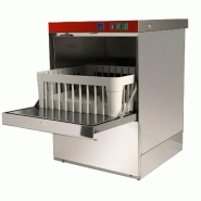 Lave-verres panier carré 40 cm, doseur brillantant, pompe de vidange, porte 28 cm, dimensions 45x52x69,2 cm – Silver40-PS - 4109