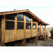 Maison à ossature en bois EMMA - demi-niveaux - toit double pente_1