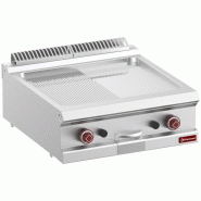 Plaque de cuisson à gaz1/2 lisse 1/2 rainurée - Diamond - 0615402726016