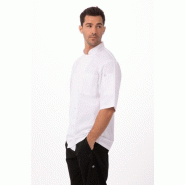 Veste de cuisine mixte blanche Chef Works Montreal Cool Vent S - S blanc JLCV-WHT-S