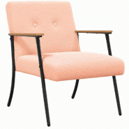 VidaXL fauteuil Rose 59 x 75 x 78 cm Modèle Vega Master Ligne - 42017700