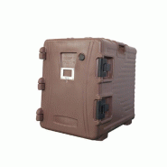 Armoire isotherme plastique marron 90L 62x43x64cm