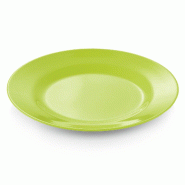 Assiette plate mélamine Ø 23 cm vert pomme lot de 12 - Was Germany - vert matière synthétique 4044925022163