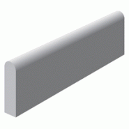 Bordure béton gris p2 classe t arrondi 6x28cm longueur 1,00m nf st