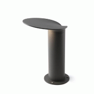 Borne Lumineuse Extérieure Faro Barcelona - Lotus 650 Led 18W 3000K - Ip65, 1120 Lm, Gris - 35 Cm - noir 8421776167438