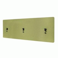 Décoshop26 - Cloison de bureau acoustique brise-vue tableau d'affichage à double paroi 60x160 cm en tissu vert 04_0006433 - 3000261761907 Décoshop26 - Cloison de bureau acoustique brise-vue tableau d'affichage à double paroi 60x160 cm en tissu vert 04_0006433 - 3000261761907
