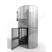 Escalier hélicoïdal ysocagetole - ysofer esca - passage 1up ou 2up