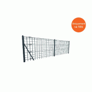 Grillage soudé maille 100x50mm Ral 7016 - 1500_0