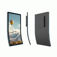Moniteur tactile PCAP courbé en J 49" avec cadre LED - TDD-PTM-lfc490j - compatible touch à travers le verre