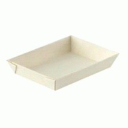 Packnwood FHC - 200Pcs - Barquette rectangulaire en bois "Samouraï" - 87x61x15 - marron 210SAMBQ685 Packnwood FHC - 200Pcs - Barquette rectangulaire en bois "Samouraï" - 87x61x15 - marron 210SAMBQ685