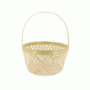 Panier bambou Ø25x15/30cm - par 12