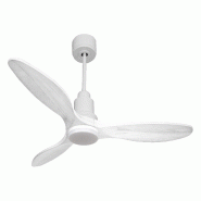 PURLINE Ventilateur de plafond Réversible  Thermostat Dimmable Wifi Moteur à courant continu Toits en pente Télécommande Lumière à trois tons Hy