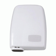 Sèche mains électrique 1200W blanc 12x18x26,7cm