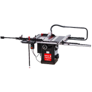 Scie à format professionnelle avec chariot universel 1,5M diam. 250 mm 1,65kW 230V MW-Tech TZ2M36 + ATZS15_0