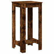 VidaXL Table de bar chêne fumé 51x50x103,5 cm bois d'ingénierie Modèle Boréal Panorama Pro - 854404