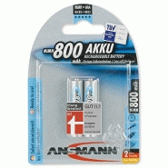 ANSMANN 800 MAH - MICRO / AAA / HR03 HYBRIDES NICKEL-MÉTAL (NIMH) 800M ANSMANN 800 MAH - MICRO / AAA / HR03 HYBRIDES NICKEL-MÉTAL (NIMH) 800M
