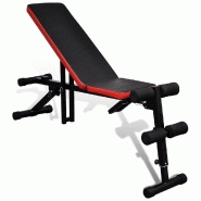 BANC DE MUSCULATION MULTIPOSITIONS RÉGLABLE SPORT FITNESS MUSCULATION 0702051 BANC DE MUSCULATION MULTIPOSITIONS RÉGLABLE SPORT FITNESS MUSCULATION 0702051