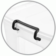 CEP Boîte de rangement strata, 50 litres, transparent - transparent plastique 2006750111