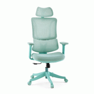 Chaise de bureau / Fauteuil pivotant Ergomy Colore 3D tissu maille / Assise tissu sauge mybuero - vert polyester 670679 Chaise de bureau / Fauteuil pivotant Ergomy Colore 3D tissu maille / Assise tissu sauge mybuero - vert polyester 670679